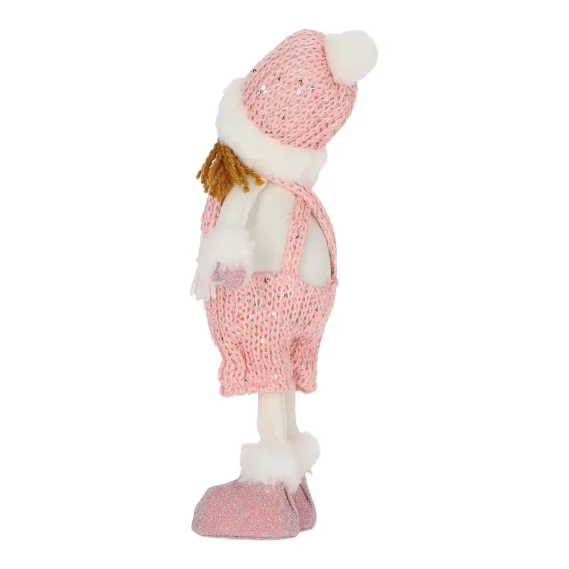 Figurka MEBLIVA Chłopczyk 38cm Tkanina - Różowy