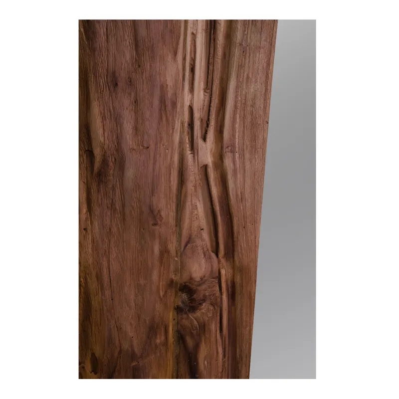 Lustro Granada MEBLIVA Antique Teakowe Prostokątne 180 cm - Brązowe