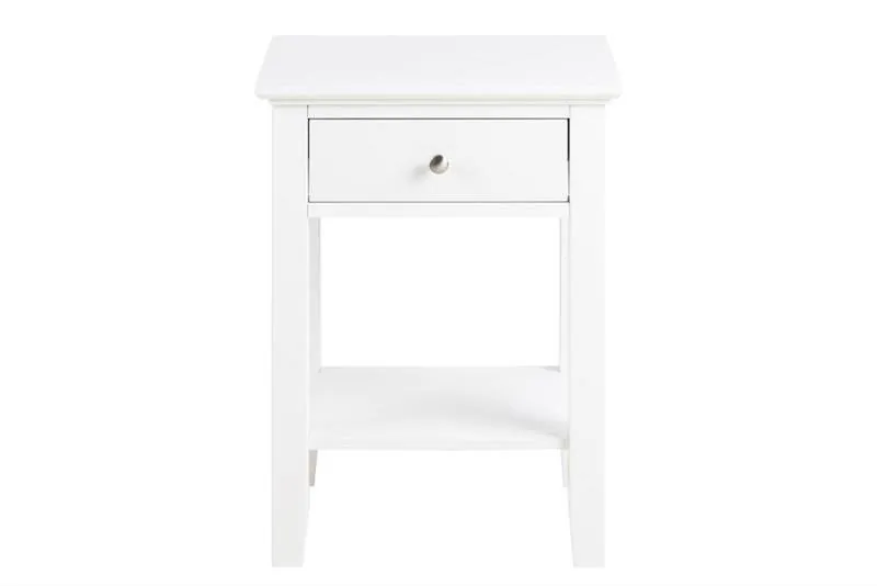 Szafka Nocna MEBLIVA Linnea, MDF, 45 cm - Biała