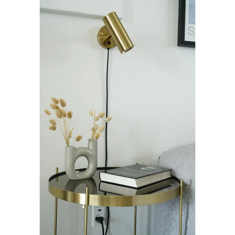 Kinkiet MEBLIVA Paris, Nowoczesny Design, Stal - Złoty