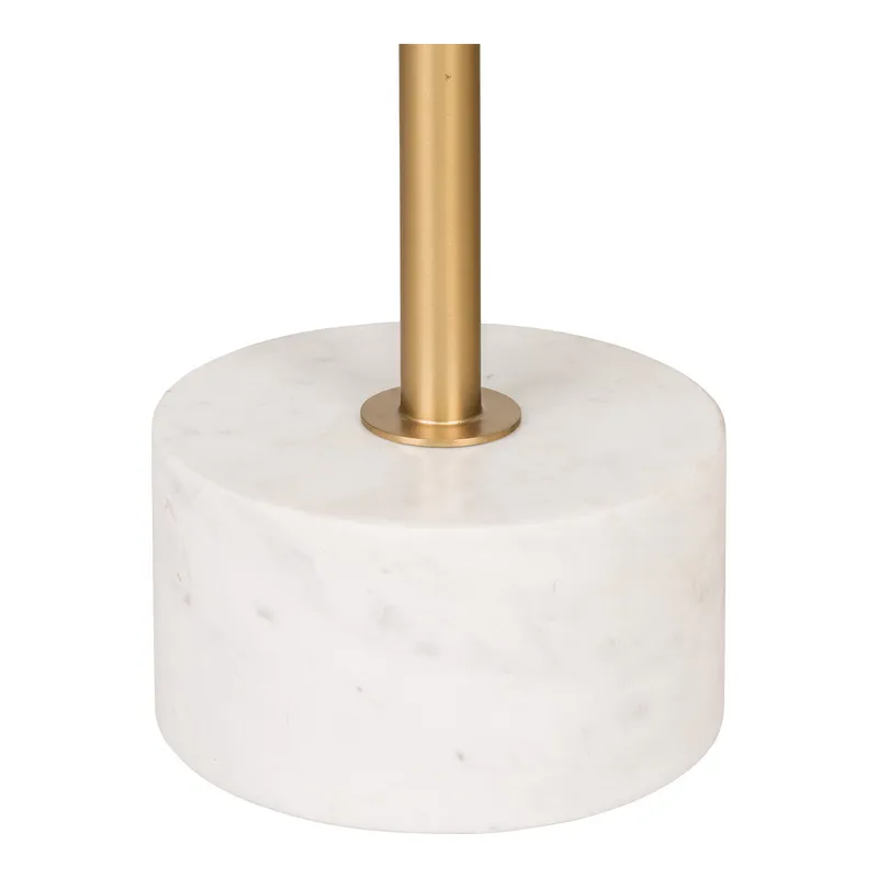 Stolik Kawowy MEBLIVA Lecco 51cm Metal Glamour - Złoty