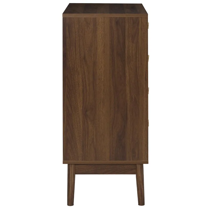 Komoda MEBLIVA Tiffany 4 Szuflady MDF 60x90 - Orzech