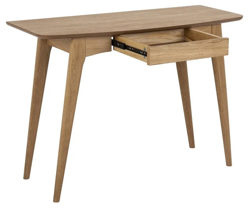 Biurko MEBLIVA Woodstock Skandynawskie 105 cm, Dąb Naturalny