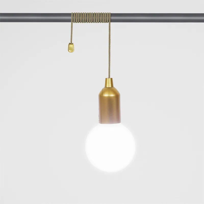 Lampa Wisząca MEBLIVA Żarówka Dekoracyjna LED - Złota