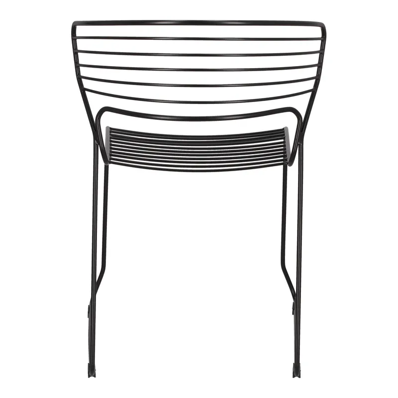 Krzesło MEBLIVA Hilly Metalowe, Nowoczesne, Czarne - 80 cm