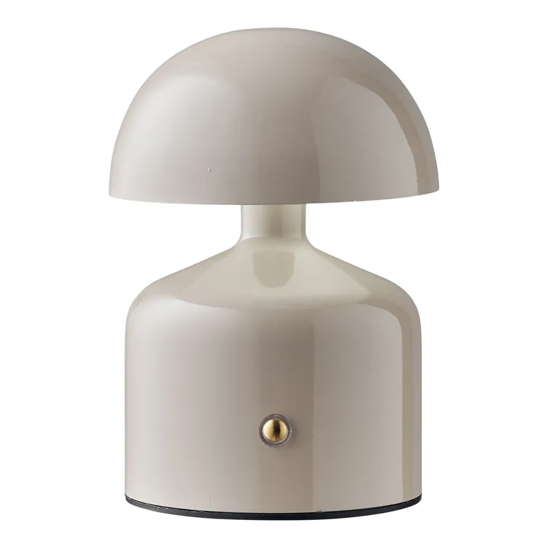Lampa Stołowa MEBLIVA Aulla, Metal, Akumulatorowa - Szara