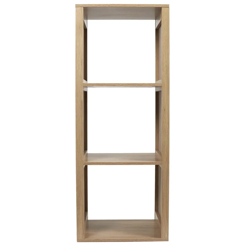 Regał MEBLIVA Klaus 3 Półki Skandynawski MDF - Naturalny