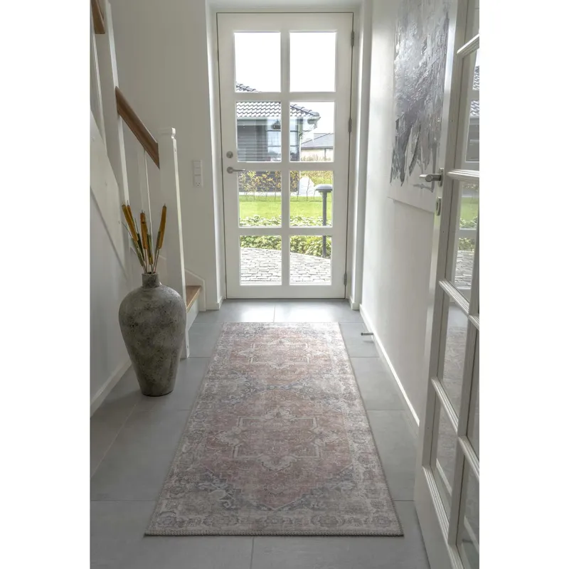 Chodnik MEBLIVA Havana Poliester 80x200cm - Pomarańczowy