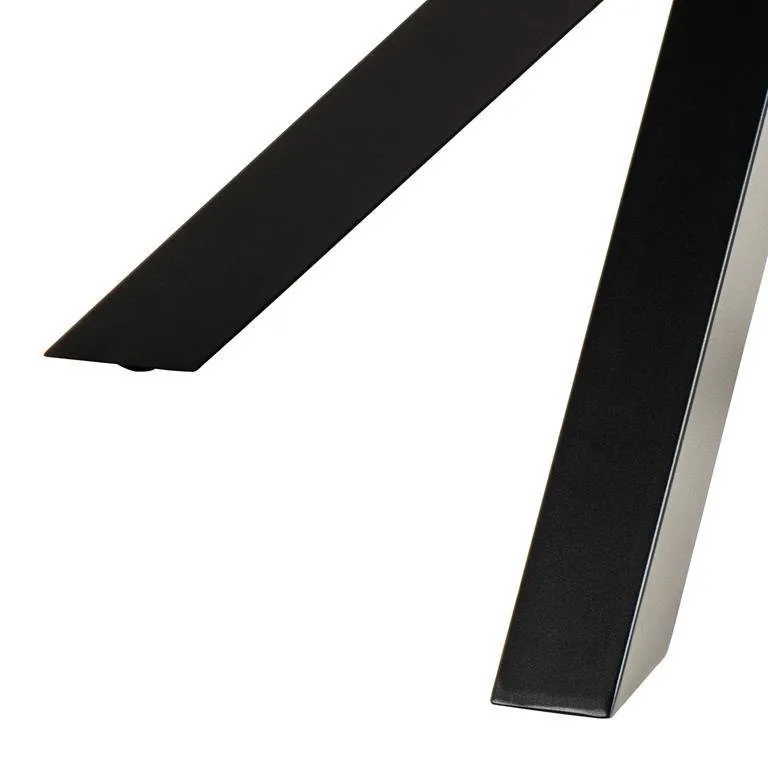 Stół Okrągły MEBLIVA Heaven Marmurowy 120 cm - Czarny