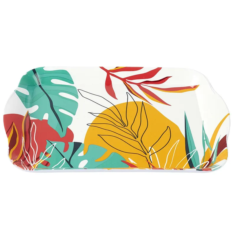 Taca Do Serwowania MEBLIVA Paradise Exotic 21x14 cm - Multikolor
