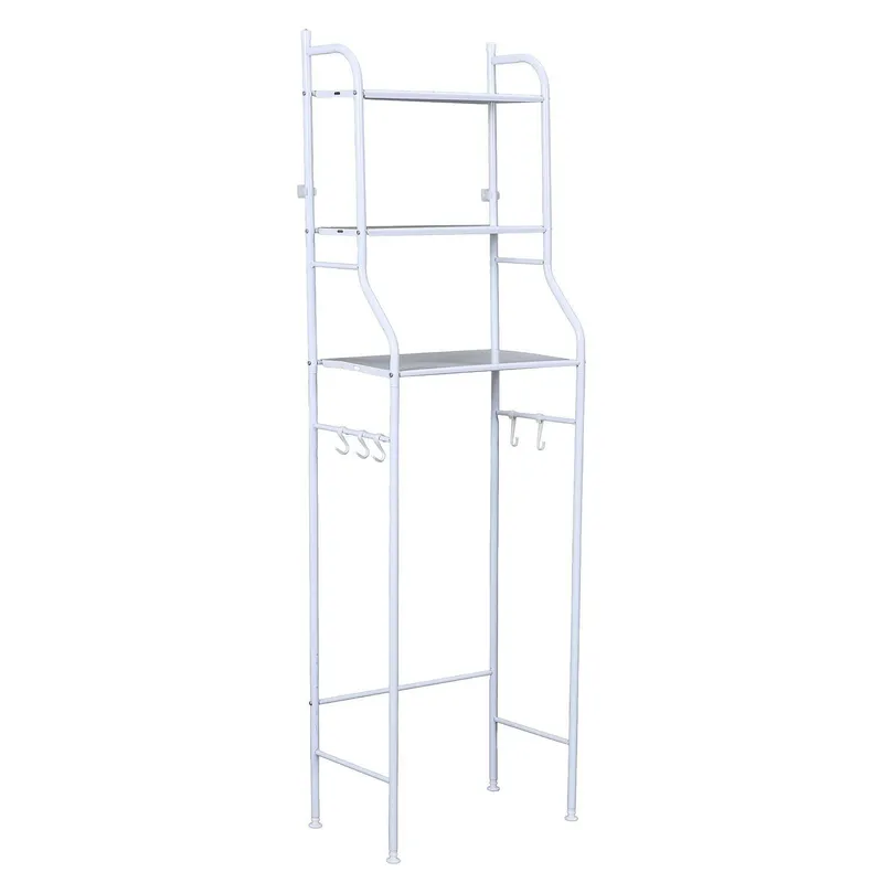Regał Toaletowy MEBLIVA Nad Sedes, Metal 150 cm - Biały