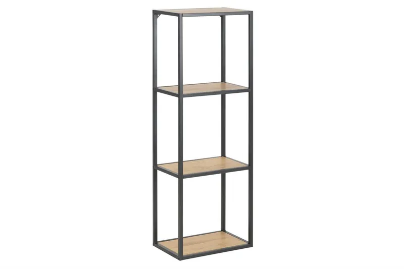 Szafka Na Książki MEBLIVA Seaford I, MDF, Nowoczesny Design - Naturalny
