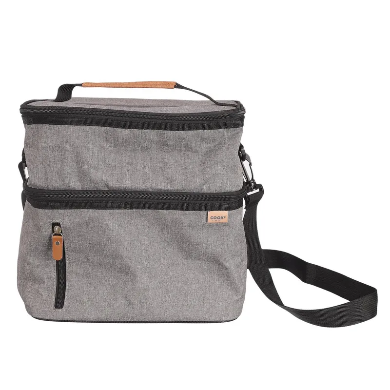 Torba Termiczna Na Lunch MEBLIVA Zippi XL - Szara