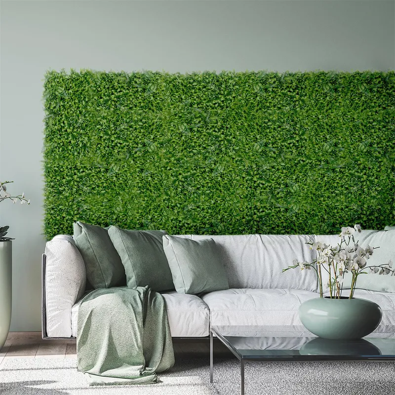 Dekoracja Ścienna MEBLIVA Greenery, Poliester 60x40 cm - Zielona