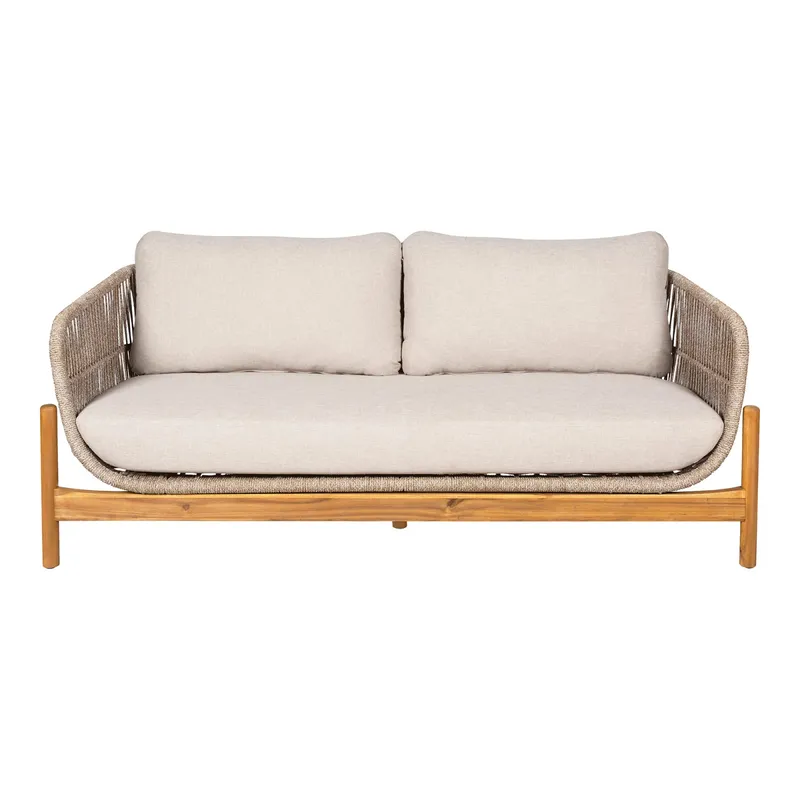 Sofa Ogrodowa MEBLIVA Terracina, Drewno Akacjowe, 175 cm - Brązowa