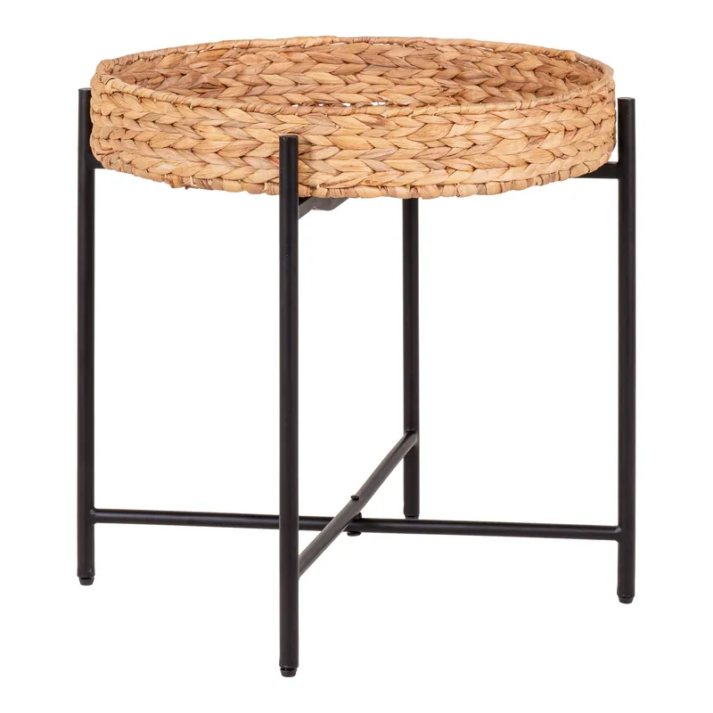 Stolik Kawowy MEBLIVA Naro 50cm Hiacynt - Naturalny