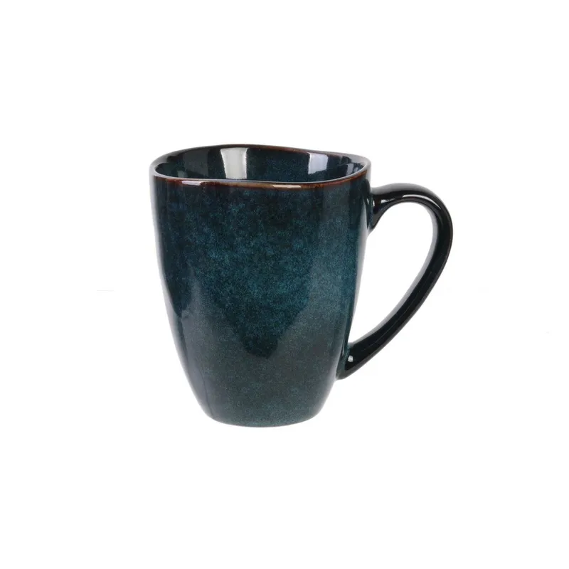 Kubek MEBLIVA Laguna Ceramiczny 300ml Boho - Niebieski
