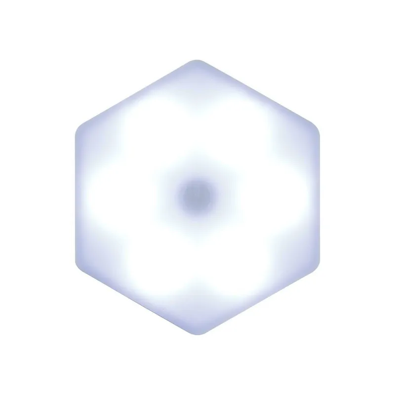 Lampa Ścienna MEBLIVA Hexagonal Zestaw 6 Sztuk, Tworzywo - Biały