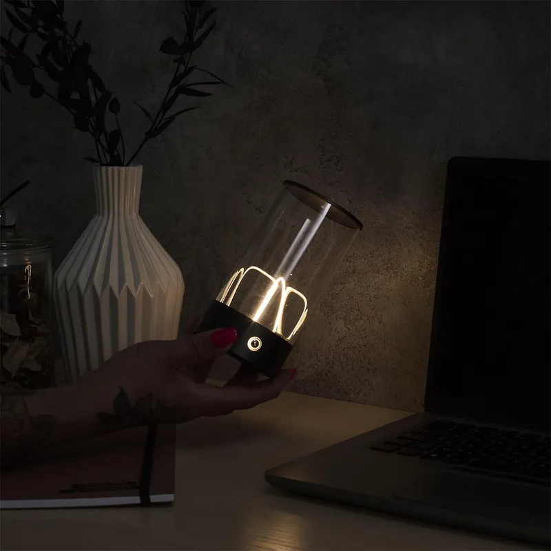 Lampa Stołowa MEBLIVA Magnetique LED, Wysokość 15 cm, Ze Ściemnianiem