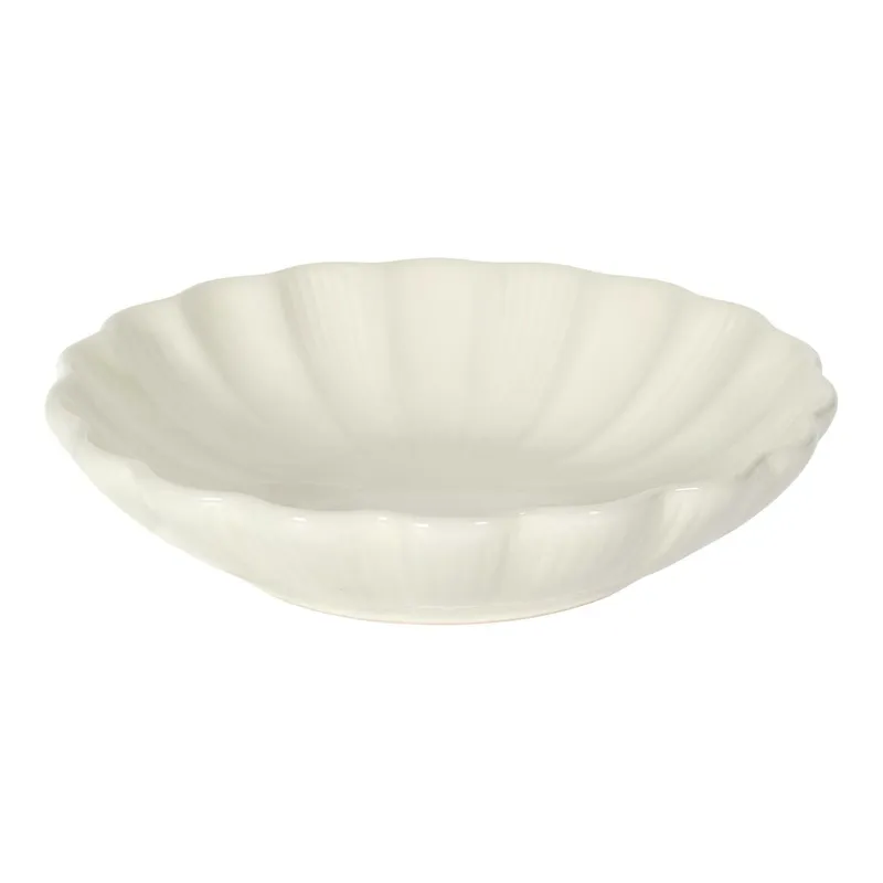 Talerz Głęboki MEBLIVA Calista Ceramika 20cm - Kremowy