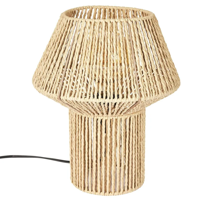 Lampa Stołowa MEBLIVA Shade Boho, Sznurek, Skandynawska - Naturalny