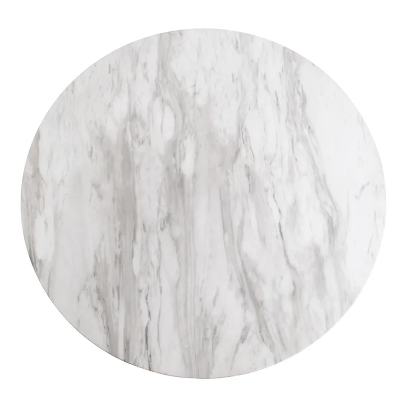 Stół MEBLIVA Bolzano Okrągły 110cm Glamour - Złoty