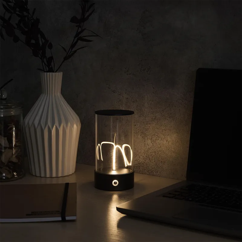 Lampa Stołowa MEBLIVA Magnetique LED, Wysokość 15 cm, Ze Ściemnianiem