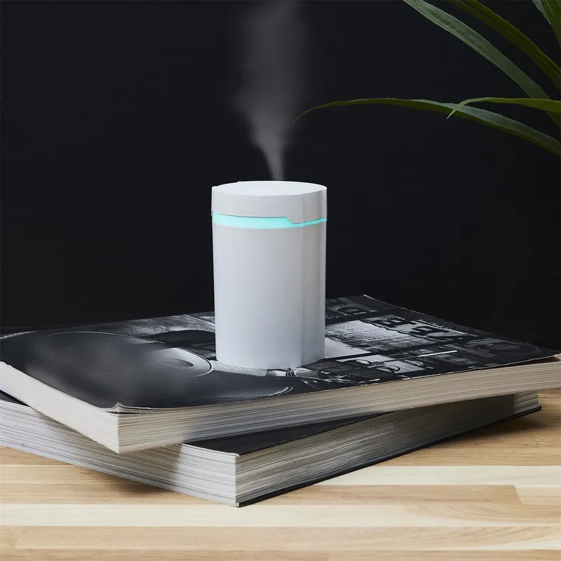 Dyfuzor Zapachowy MEBLIVA Broby LED USB 260 ml - Biały
