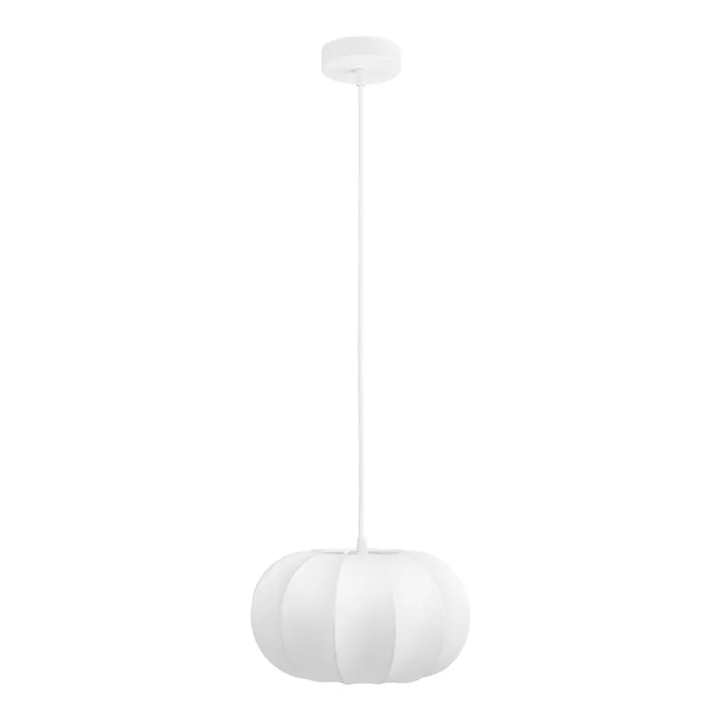 Lampa Wisząca MEBLIVA Coventry Nowoczesna, Żywica 28 cm - Biała
