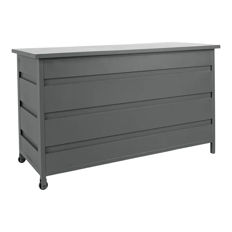 Skrzynia Ogrodowa GARDIVA Cassis 650l, Aluminium - Szary