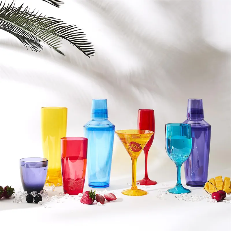 Szklanka Do Piwa MEBLIVA Sky, Polistyren 720ml - Czerwona