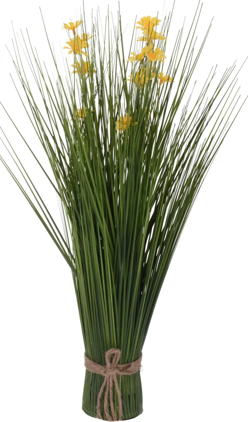 Sztuczna Roślina MEBLIVA Szczypiorek Doniczkowa, 51,8 cm - Żółty
