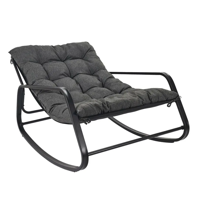 Fotel Ogrodowy GARDIVA Miami, Nowoczesny Design, Metal - Szary