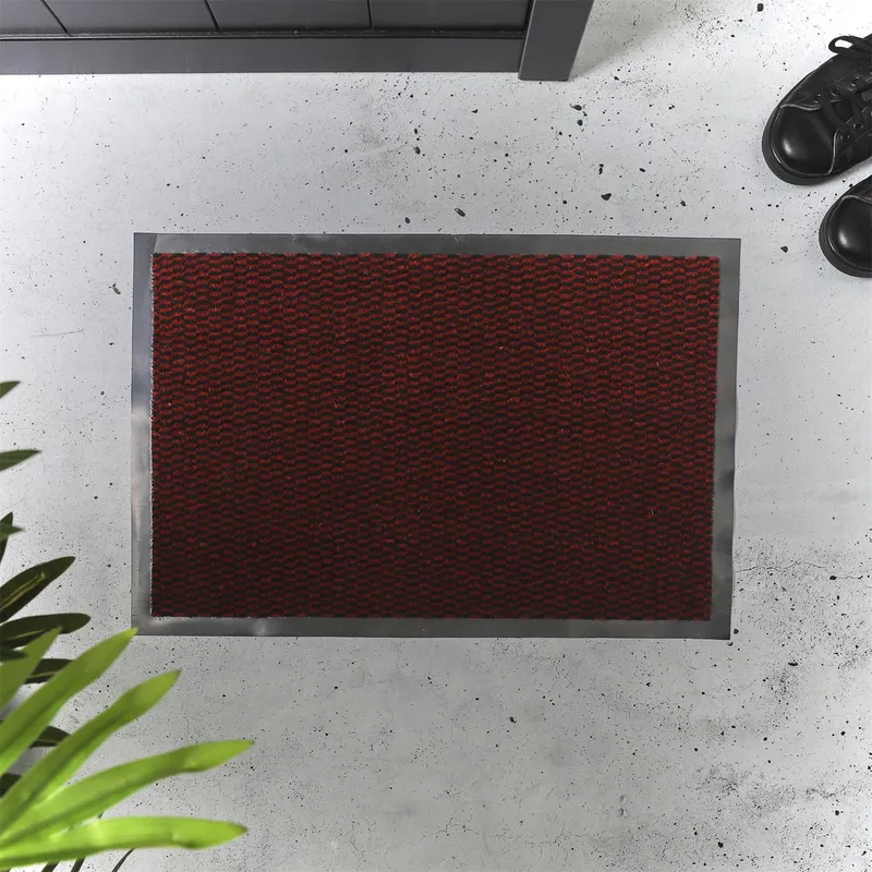 Wycieraczka MEBLIVA 40x60 cm Z Polipropylenu - Bordowa