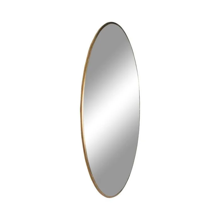 Lustro MEBLIVA Jersey Okrągłe 80cm Nowoczesne - Złoty