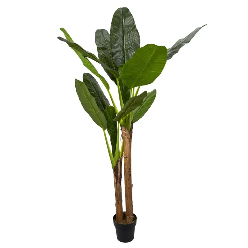 Sztuczna Roślina MEBLIVA Bananowiec 160cm, Nowoczesny Styl - Zielony