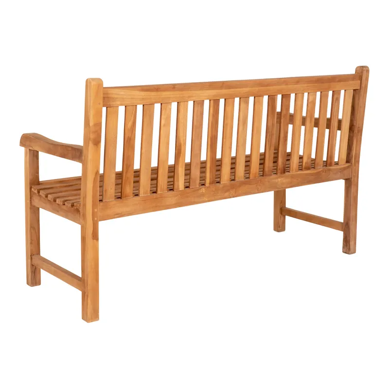 Ławka MEBLIVA Cabo Tekowa 150 cm - Naturalny