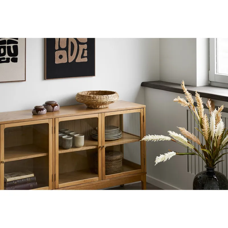 Taca MEBLIVA Frellesvig Z Hiacyntu Wodnego, 38 cm - Naturalny