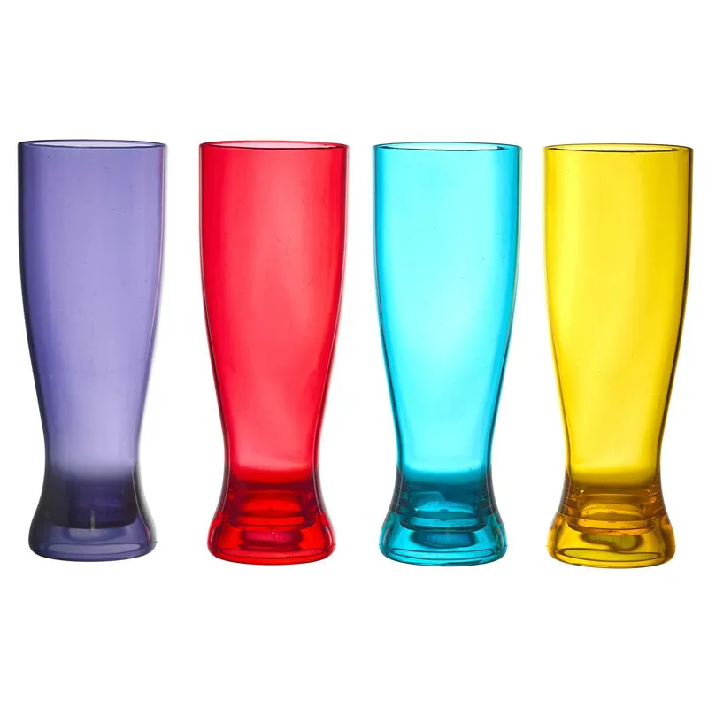 Szklanka Do Piwa MEBLIVA Sky Polistyren 720ml - Żółta