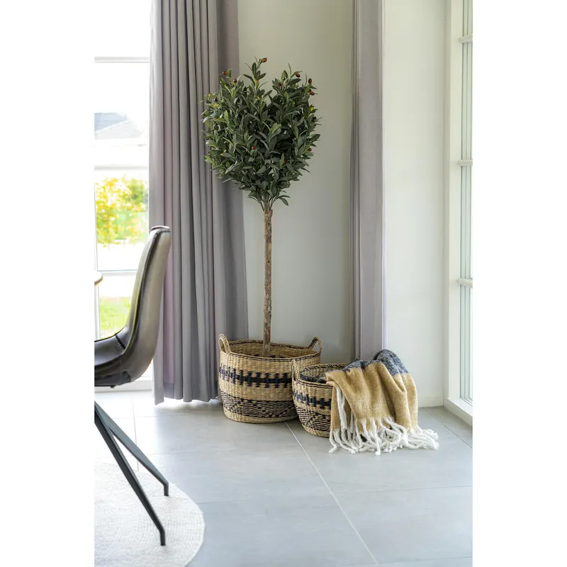 Pled MEBLIVA Sintra 130x170 cm, Wełna, Klasyczny - Czarny