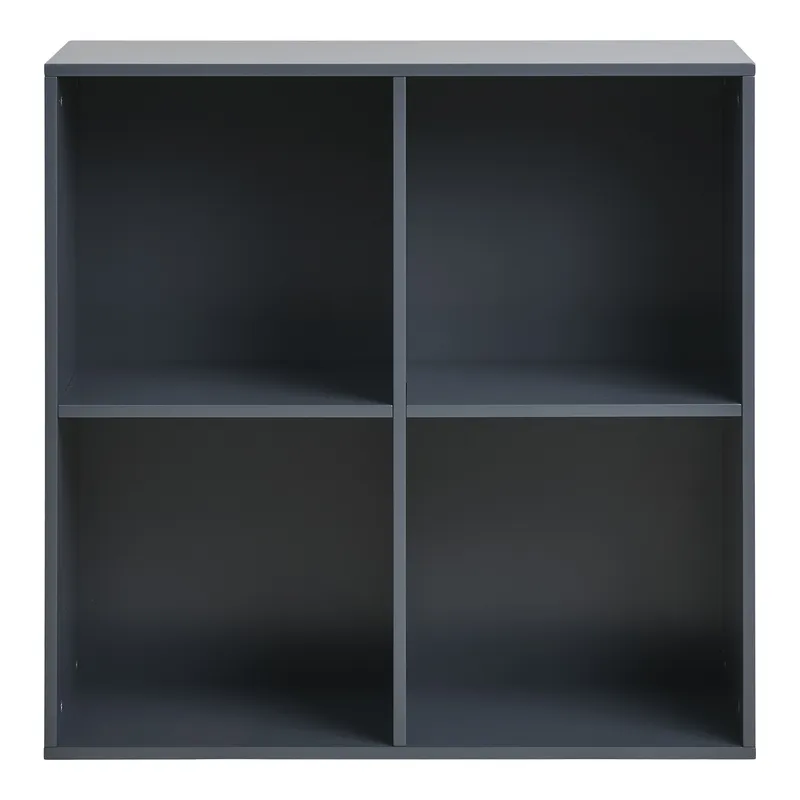 Półka Ścienna MEBLIVA Horne 69x69cm, MDF Nowoczesna - Szary
