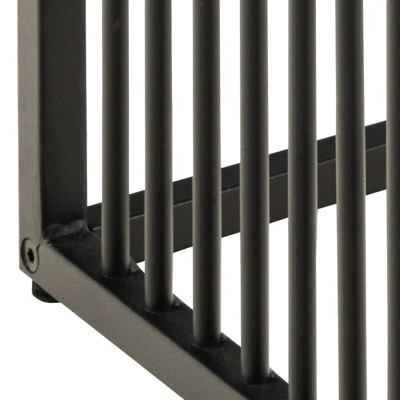 Stolik Kawowy MEBLIVA Strington 40x40cm Marmur - Czarny