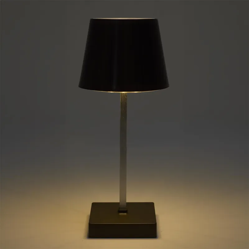 Lampka Stołowa MEBLIVA Blanca LED Na Dotyk, Minimalistyczna - Brązowa