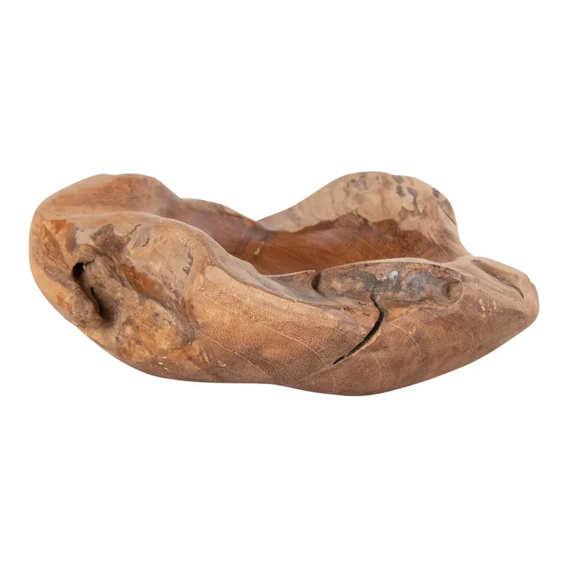 Miska Rio 20cm MEBLIVA Z Drewna Tekowego - Naturalny