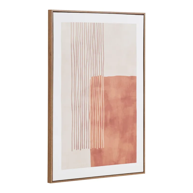 Obraz Na Płótnie MEBLIVA Mina 50x70 cm - Beżowo-Brązowy