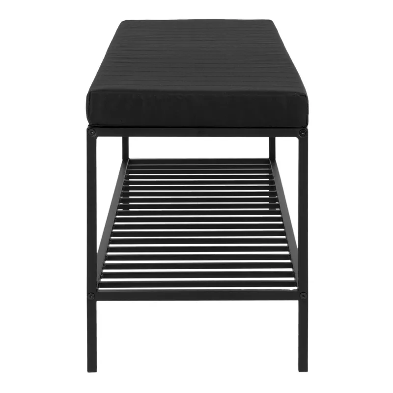 Ławka Vita MEBLIVA, Pianka Tapicerska, 100 cm - Czarny