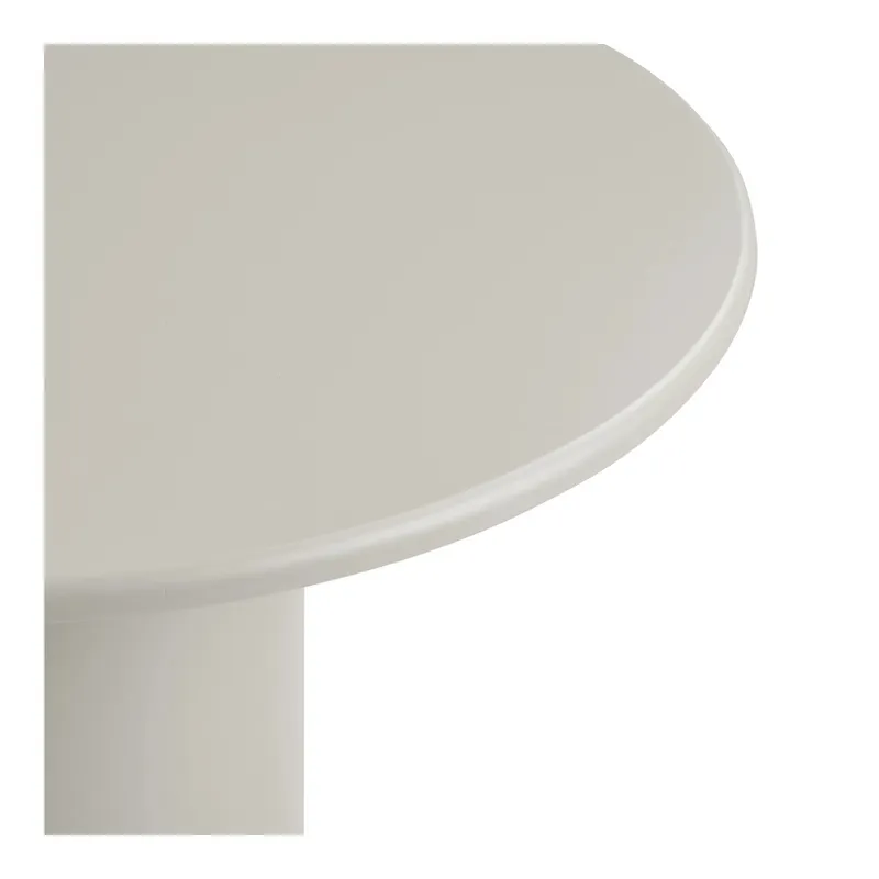 Stół Okrągły MEBLIVA Nagano 120cm, Nowoczesny MDF - Beżowy