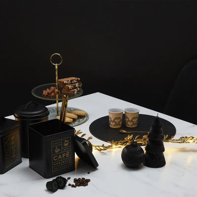 Łyżeczki Do Kawy MEBLIVA Gold Leaf, Stal Nierdzewna, Glamour - Złoty
