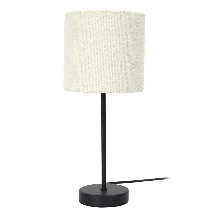 Lampa Stołowa MEBLIVA Boucle Skandynawska - Biała