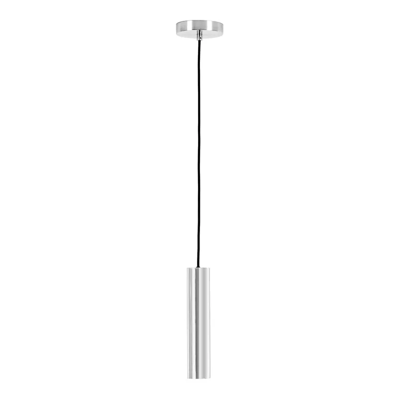 Lampa Wisząca MEBLIVA Paris, Nowoczesna Stalowa, Regulowana - Srebrna
